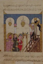 Abu-Zayd predigt in der Moschee von Samarkand aus 