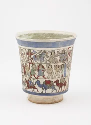 Becher mit Darstellung des 