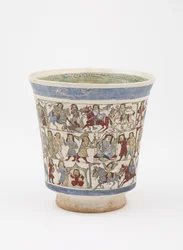 Becher mit Darstellung des 