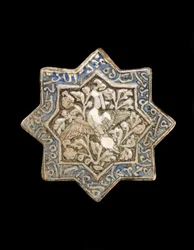 Achtzackige Sternfliese, Iran, Il-Khanid-Dynastie