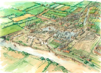 Entwicklung von Stourport ca. 1809, ca. 1980-2010