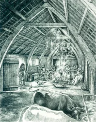 Mittelalterliches Bauernhaus