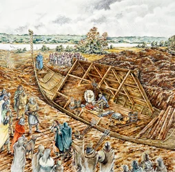 Schiffsgrab von Sutton Hoo, 7. Jahrhundert, 1990-2010