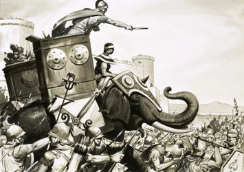 Der Aufstieg und Fall von Karthago: die karthagische Geheimwaffe - Elefanten