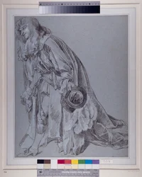 Ehrfürchtige Figur