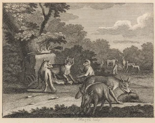 Der Schakal, Leopard und andere Tiere