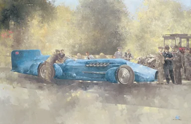 Blaues Vögelchen und Geist