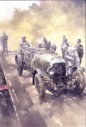 Boxenstopp im Sonnenlicht