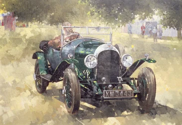 Der grüne Bentley in Althorp