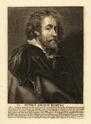 Porträt von Sir Peter Paul Rubens, flämischer Künstler und Diplomat