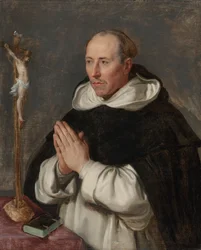 Ein betender Mönch, vermutlich Heiliger Thomas von Aquin
