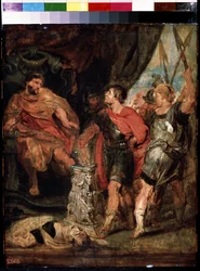 Mucius Scaevola vor Porsenna
