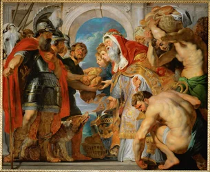 Abraham und Melchisedech