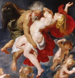 Boreas entführt Oreithyia, um 1615.