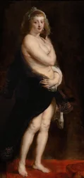 Helena Fourment in einem Pelzmantel