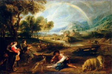 Landschaft mit einem Regenbogen, frühe 1630er Jahre