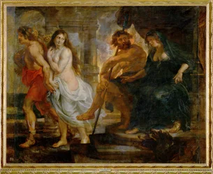 Orpheus und Eurydike mit Pluto und Proserpina