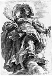 Die heilige Katharina von Alexandria