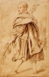 Studie eines Hellebardiers