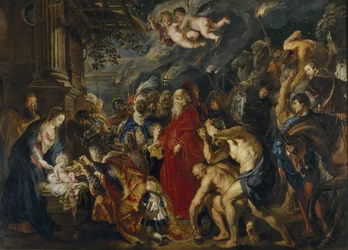 Die Anbetung der Heiligen Drei Könige, 1610-1620er Jahre