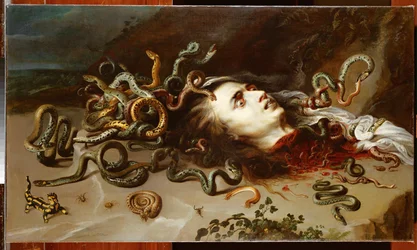 Der Kopf der Medusa, um 1618