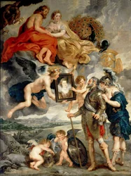 Die Übergabe ihres Porträts an Heinrich IV., Der Maria-de