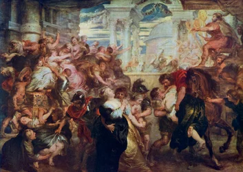 Der Raub der Sabinerinnen, um 1635-1640, 1912