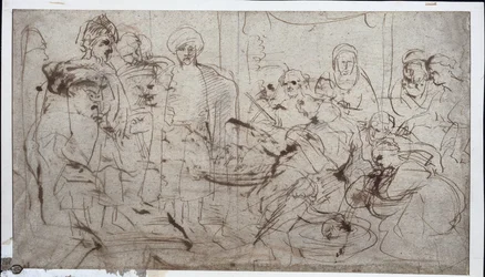 Tomyris mit dem Kopf des Kyros (verso)