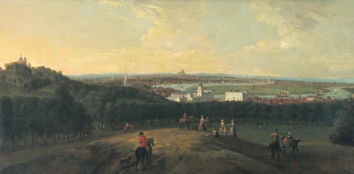 London vom Greenwich Park, 1718