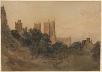 Lincoln Kathedrale vom Burggraben