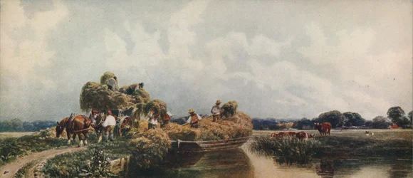 Römischer Kanal, Lincolnshire, ca. 1840, ca. 1915