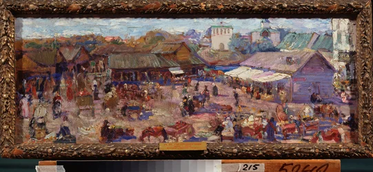 Der Markt in Pskow (Russland)