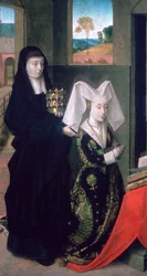 Isabel von Portugal mit St. Elisabeth, 1457-1460