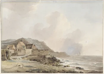 Blick auf die Küste bei Boulogne-sur-Mer