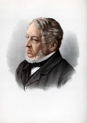 Nathan Rothschild, 1. Baron Rothschild, britischer Bankier und Politiker, um 1890