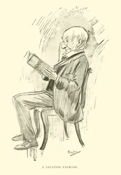 Karikatur von Phil May, aus den 1890er Jahren