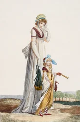 Junge Mutter und Kind, 1800