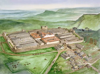 Housesteads Römisches Fort, 2. Jahrhundert, ca. 1990-2010