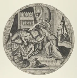 Judith aus Berühmte Frauen aus dem Alten Testament, Satz von 6