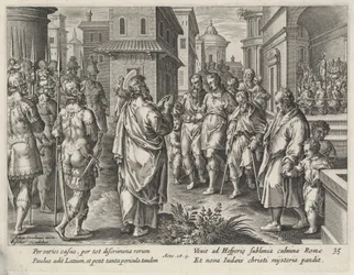 Sankt Paulus predigt in Rom