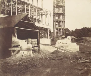 [Sphinx schnitzen], 1854
