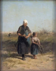 Rückkehr von der Arbeit