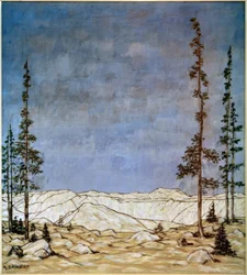 Berglandschaft (Winterlandschaft)