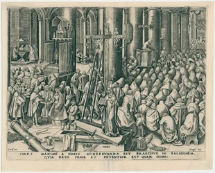 Fides Glaube aus Die sieben Tugenden, 1559