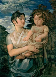Pauline Runge mit ihrem zweijährigen Sohn