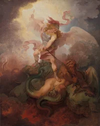 Der Engel, der Satan bindet
