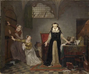 Die letzten Stunden von Maria Stuart, Königin von Schottland, vor 1819