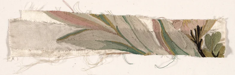 Bettdeckenfragment, um 1760-1770