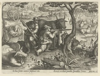 Hirschjagd mit Tarnung
