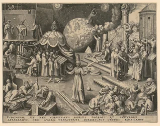 Mäßigung (Temperantia), Blatt 7 der Folge „Die sieben Tugenden“